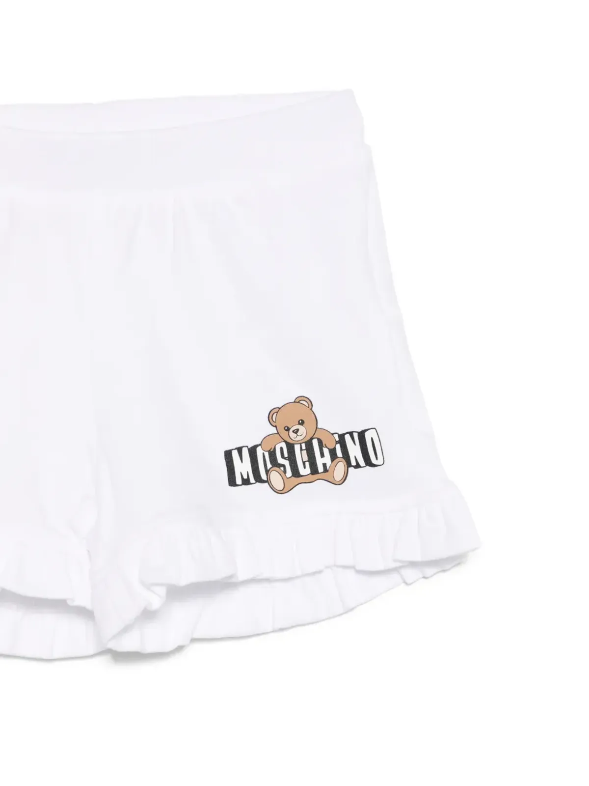 Moschino Kids ラッフルヘム テディプリント トラックスーツ - White - 画像3