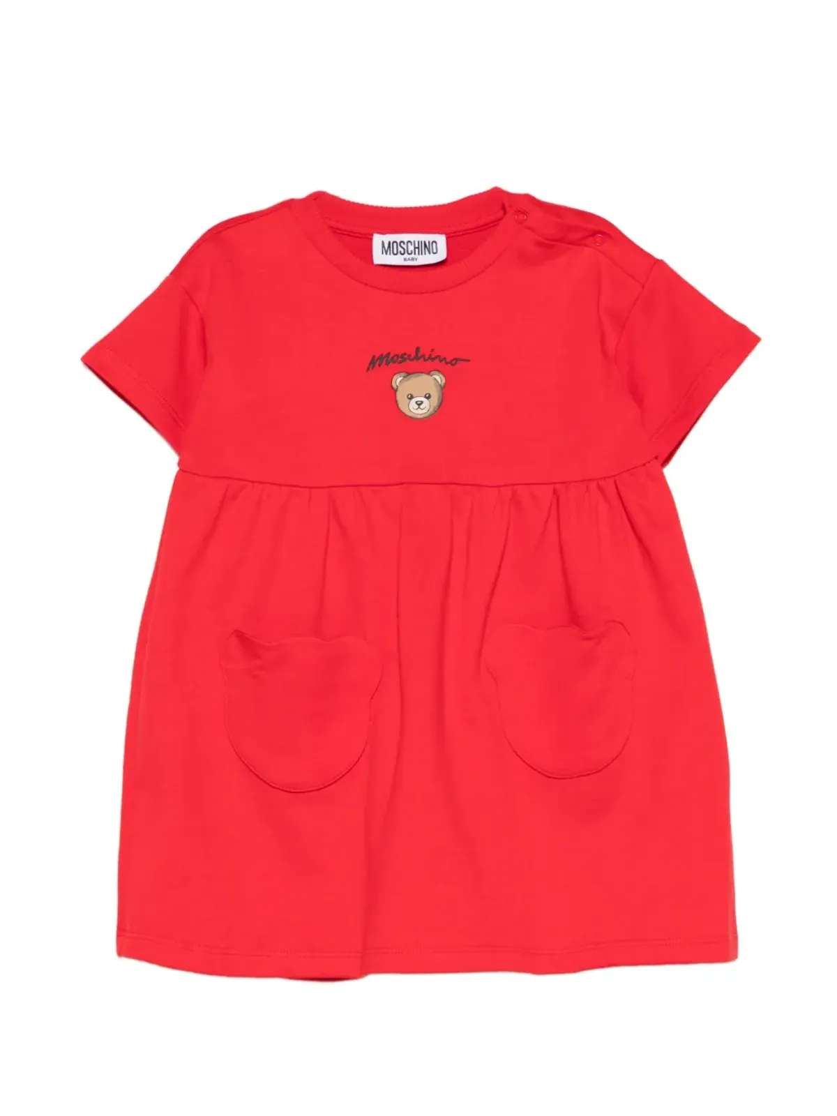 Moschino Kids 丸首ポケットドレス - 画像1