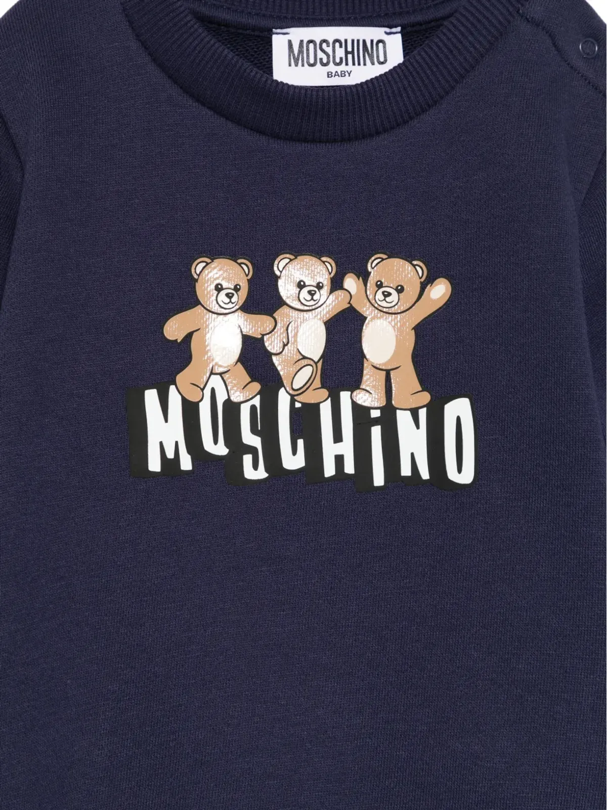 Moschino Kids テディプリント クルーネック スウェットシャツ - 画像3