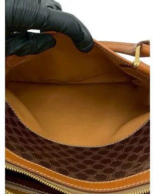 Celine Pre-Owned 1995 Macadam Coated Canvas boston bag - Brown - サムネイル5