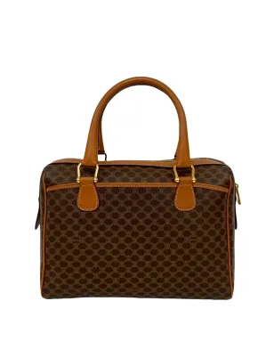 Celine Pre-Owned 1995 Macadam Coated Canvas boston bag - Brown - サムネイル3