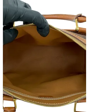 Celine Pre-Owned 1995 Macadam Coated Canvas boston bag - Brown - サムネイル4