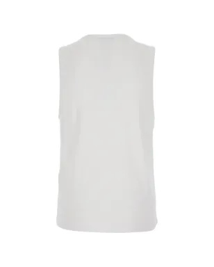 Maison Kitsuné ロゴプリントベスト - White - サムネイル2