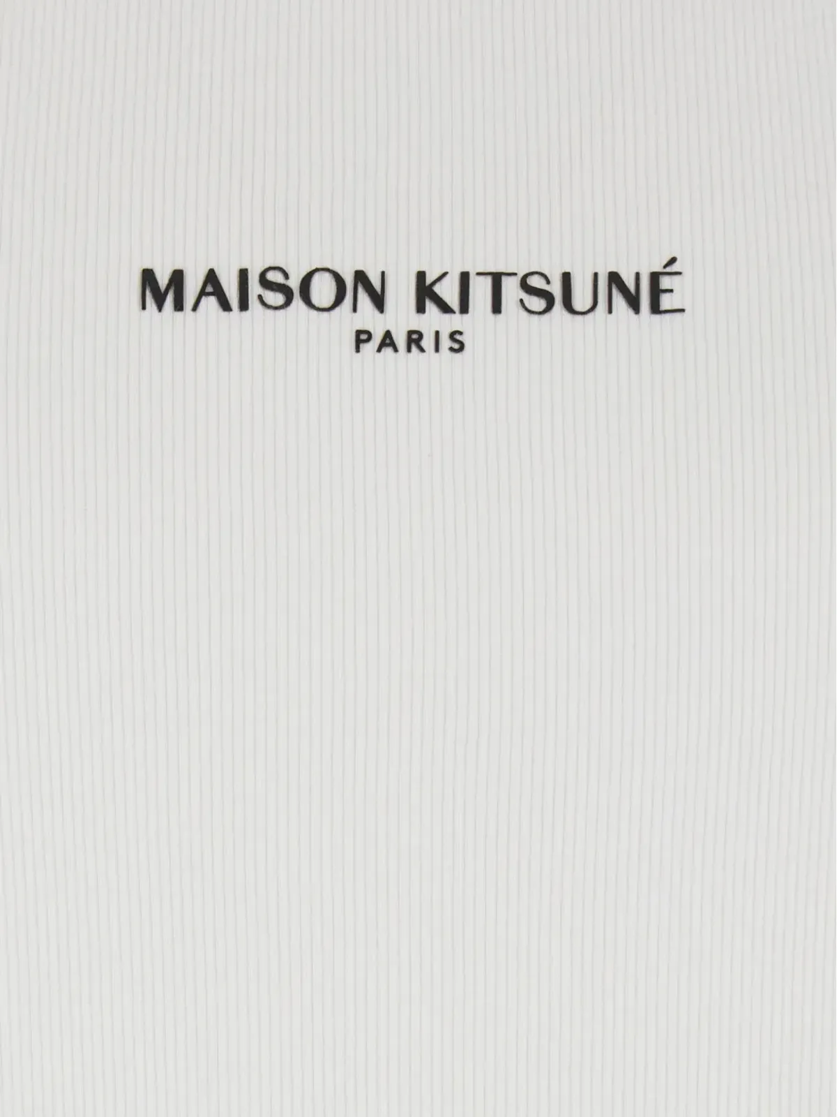 Maison Kitsuné ロゴプリントベスト - White - 画像3