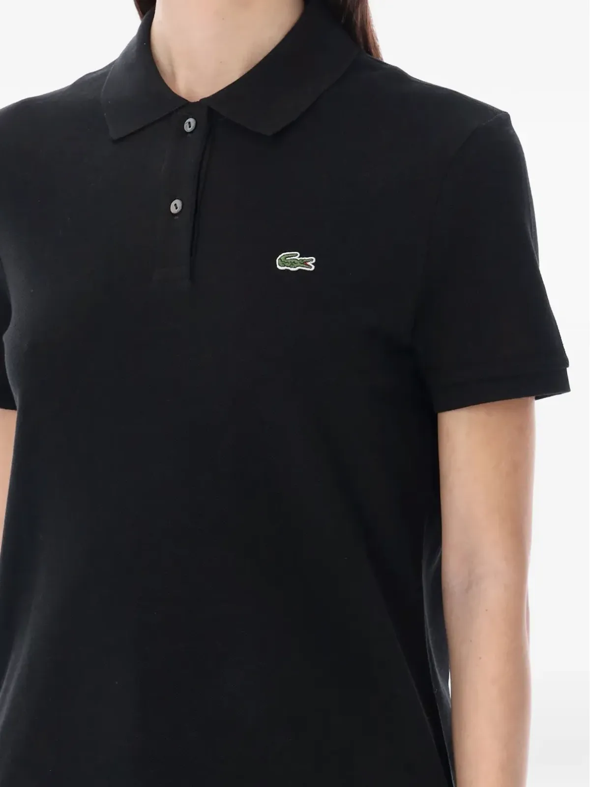 Lacoste 黒ポロトップ - 画像3