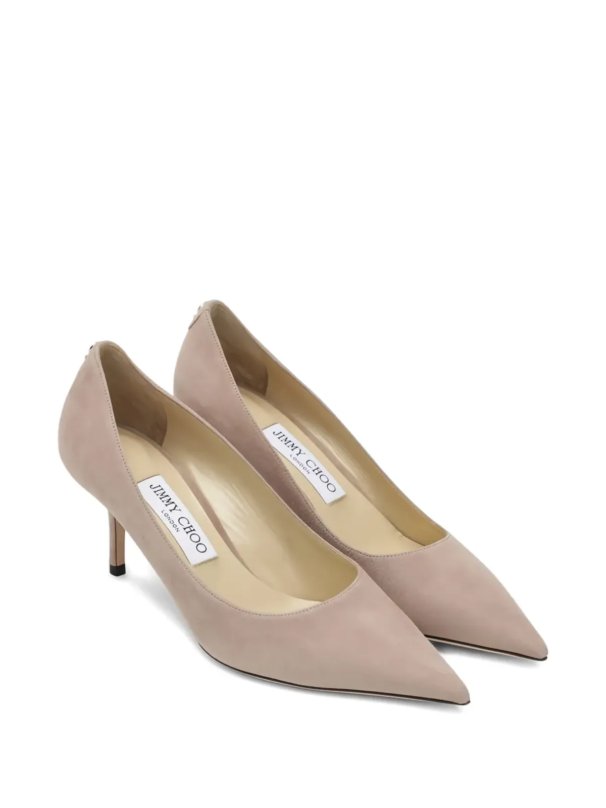 Jimmy Choo ラブ ポインテッドトゥ レザー パンプス - 画像2