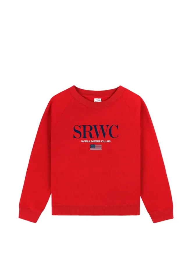 SPORTY & RICH KIDS SPORTY & RICH KIDS 旗柄グラフィック スウェットシャツの商品画像