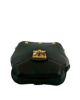 Ferragamo ビンテージ 1990 Gancini カーフスキン レザー バックパック - ブラック - サムネイル4