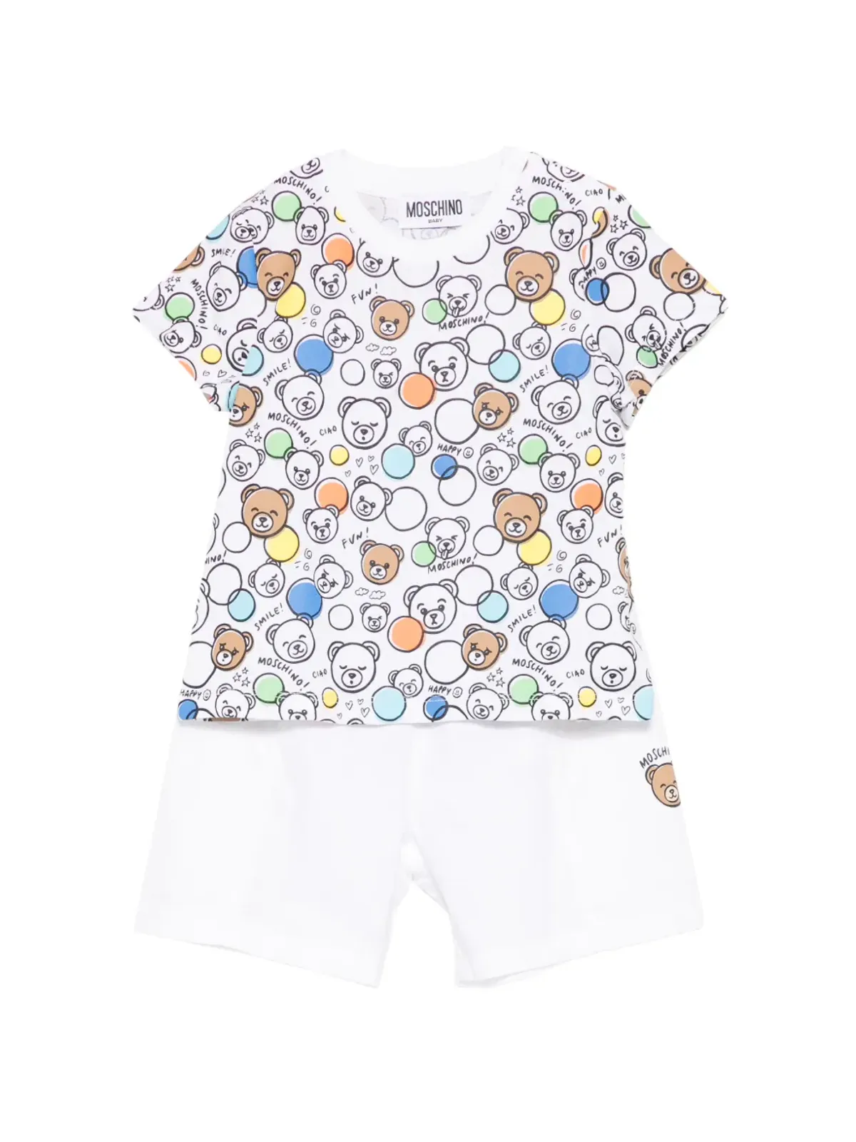 Moschino Kids グラフィック トラックスーツ（ホワイト） - 画像1