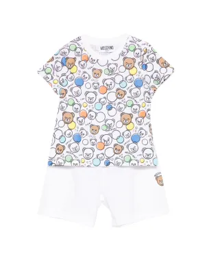 Moschino Kids グラフィック トラックスーツ（ホワイト） - サムネイル1