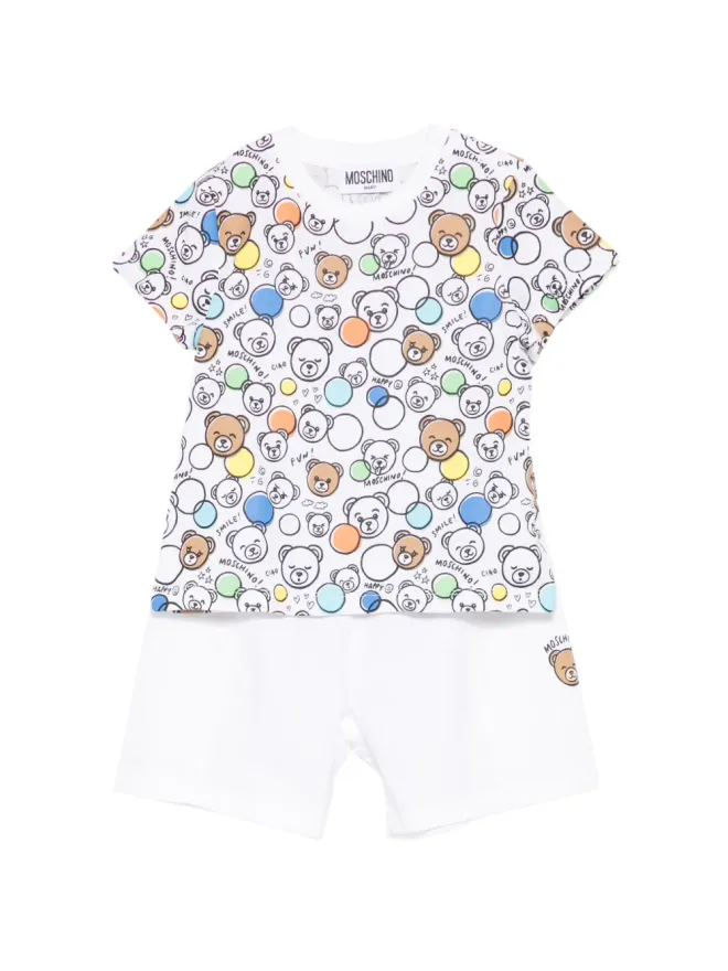 Moschino Kids Moschino Kids グラフィック トラックスーツ（ホワイト）の商品画像