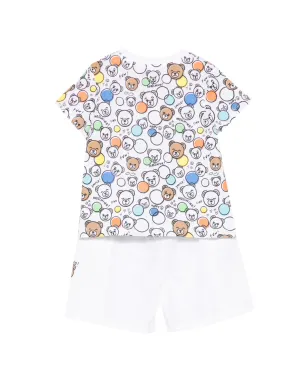 Moschino Kids グラフィック トラックスーツ（ホワイト） - サムネイル2