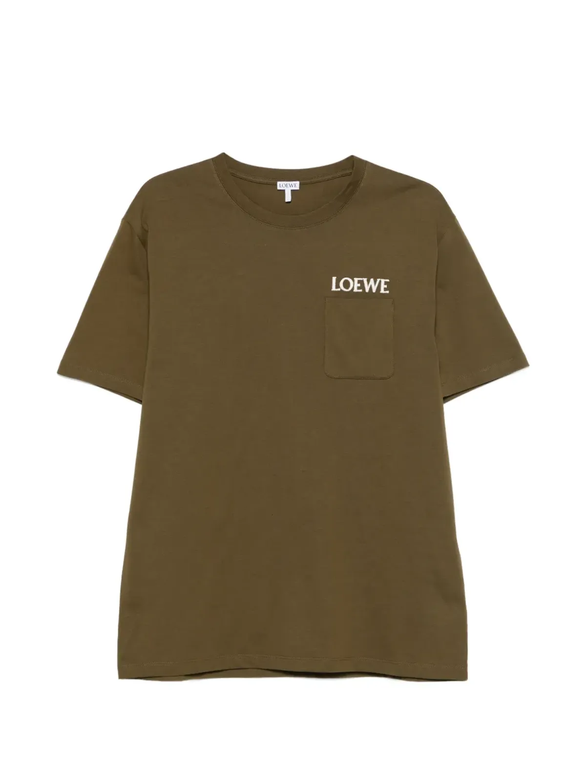 LOEWE ポケットロゴ Tシャツ - グリーン - 画像1