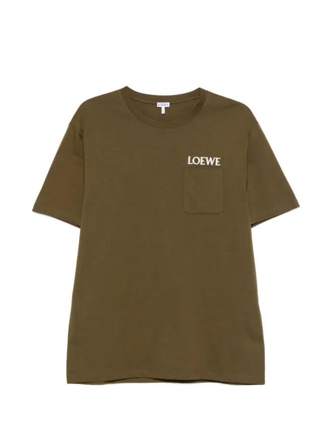 LOEWE LOEWE ポケットロゴ Tシャツ - グリーンの商品画像