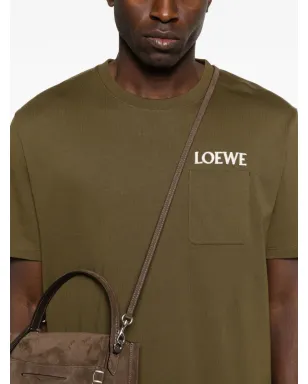 LOEWE ポケットロゴ Tシャツ - グリーン - サムネイル5