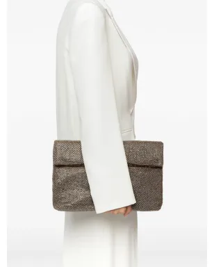 TWENTY FOURHAITCH Dunham Pewter maxi clutch bag - Neutrals - サムネイル2