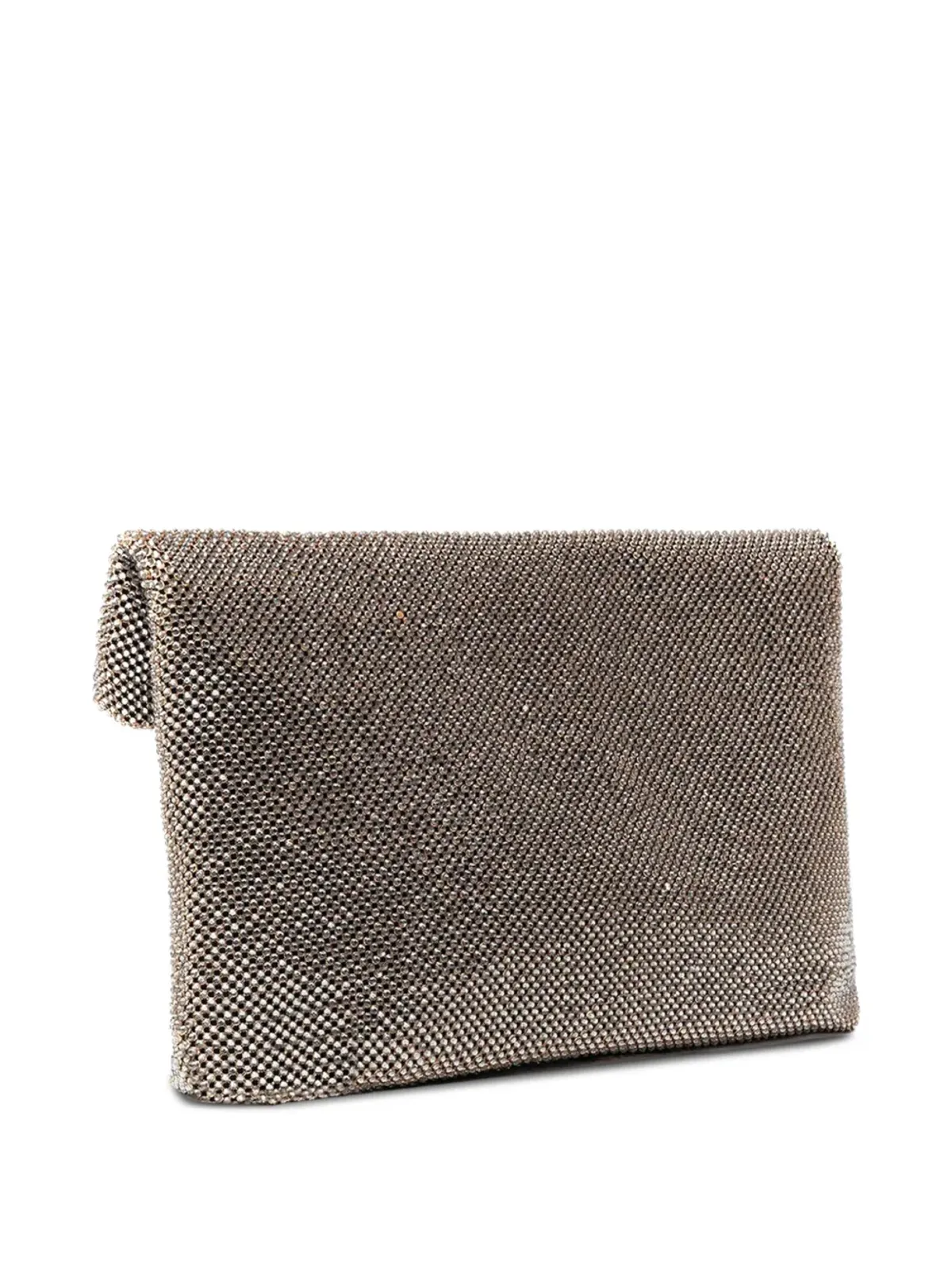 TWENTY FOURHAITCH Dunham Pewter maxi clutch bag - Neutrals - 画像3