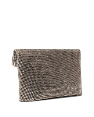 TWENTY FOURHAITCH Dunham Pewter maxi clutch bag - Neutrals - サムネイル3