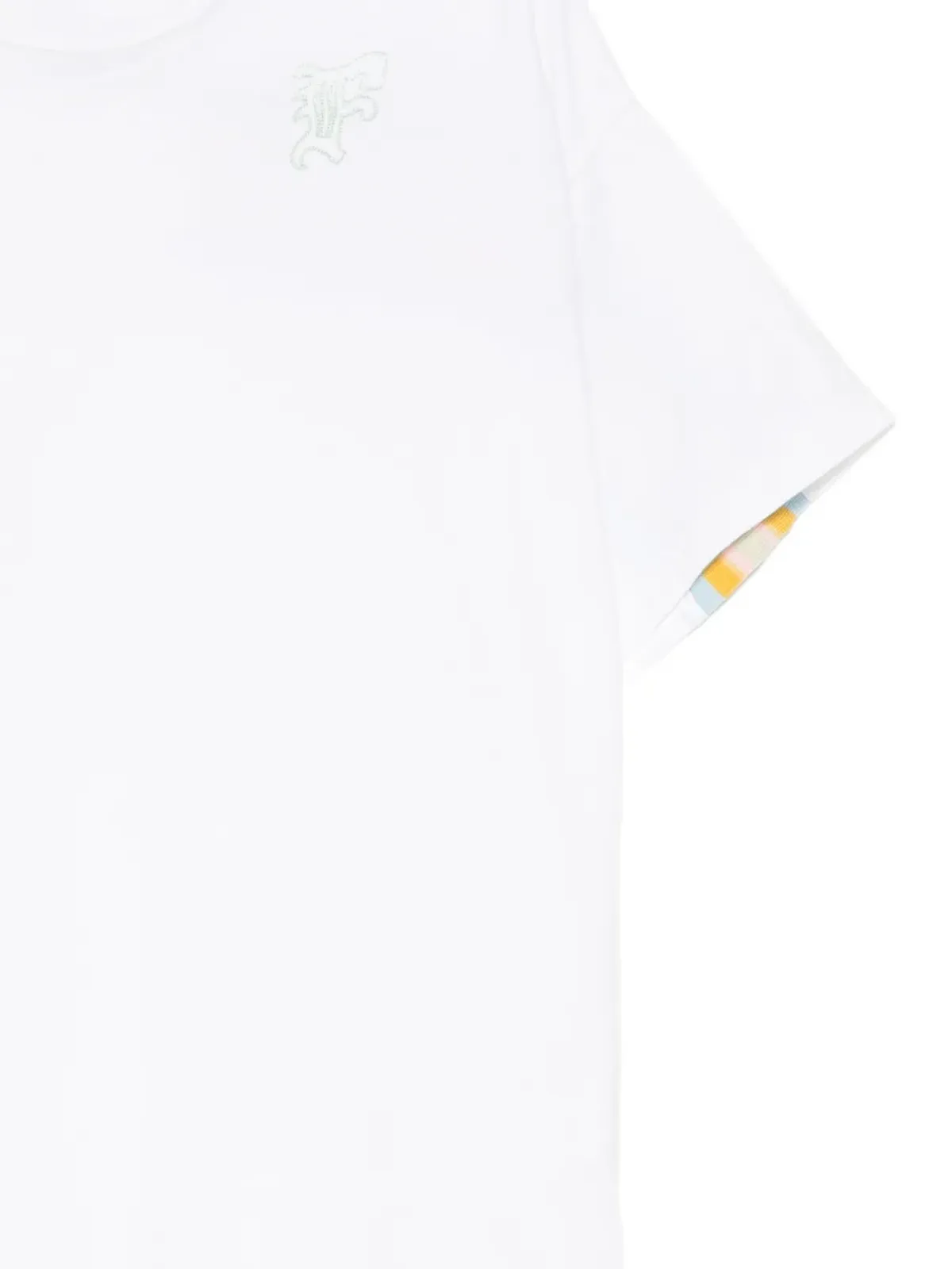 Facetasm 刺繍入りTシャツ（ホワイト） - 画像3