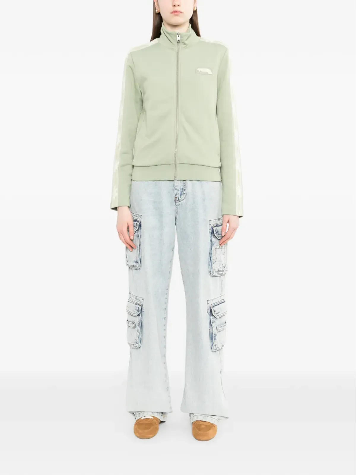 Maison Kitsuné フラッシュフォックス ジップ付きスウェット - 画像2