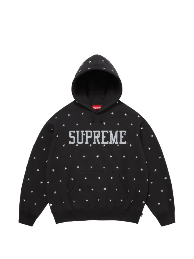 Supreme Supreme スタッズ付きフーディー - ブラックの商品画像
