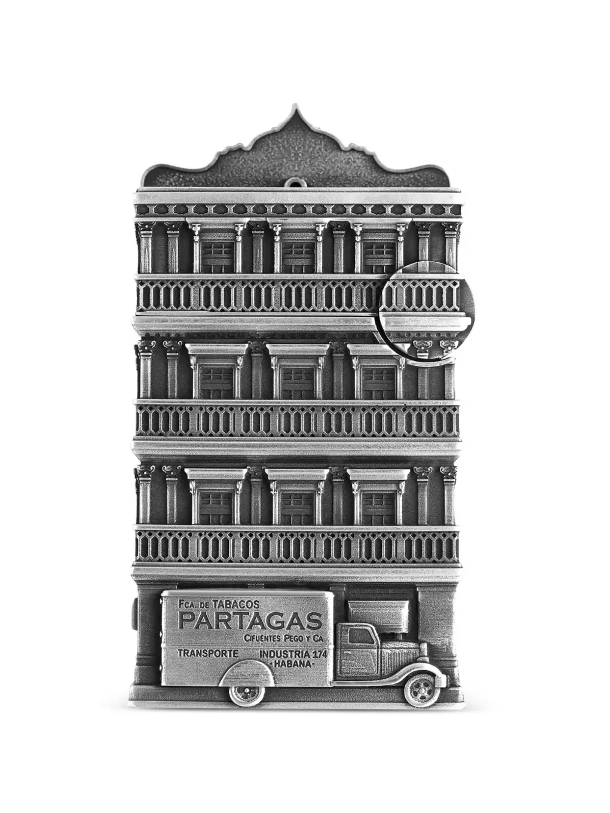 S.T. Dupont パラジウム建築スモーキングキット - シルバー - 画像2