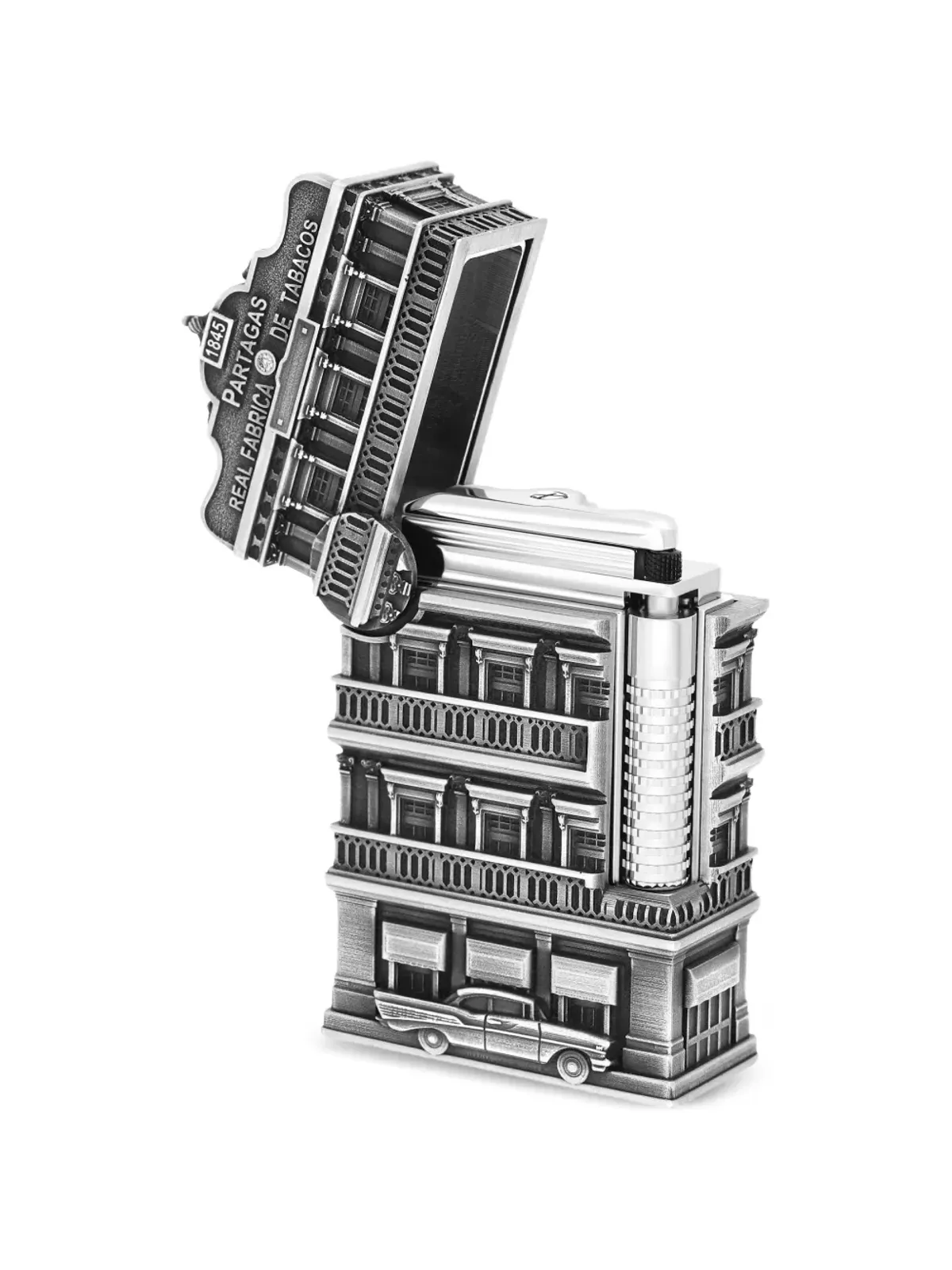 S.T. Dupont パラジウム建築スモーキングキット - シルバー - 画像3
