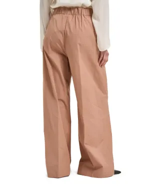 Semicouture elasticated pleated palazzo pants - Neutrals - サムネイル5