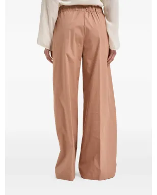 Semicouture elasticated pleated palazzo pants - Neutrals - サムネイル4