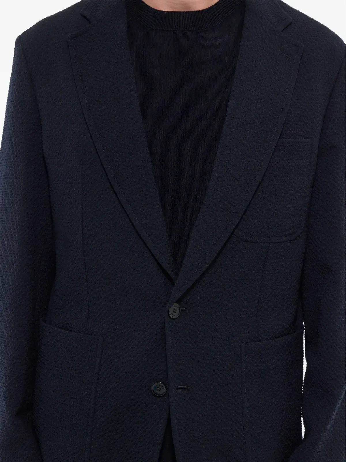 FURSAC ウール混紡 シングルブレスト ブレザー - 画像5