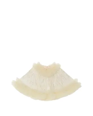 Tutu Du Monde Ayan ruffled sequin-embellished cape - Neutrals - サムネイル1