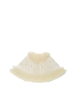 Tutu Du Monde Ayan ruffled sequin-embellished cape - Neutrals - サムネイル2
