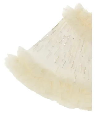 Tutu Du Monde Ayan ruffled sequin-embellished cape - Neutrals - サムネイル3