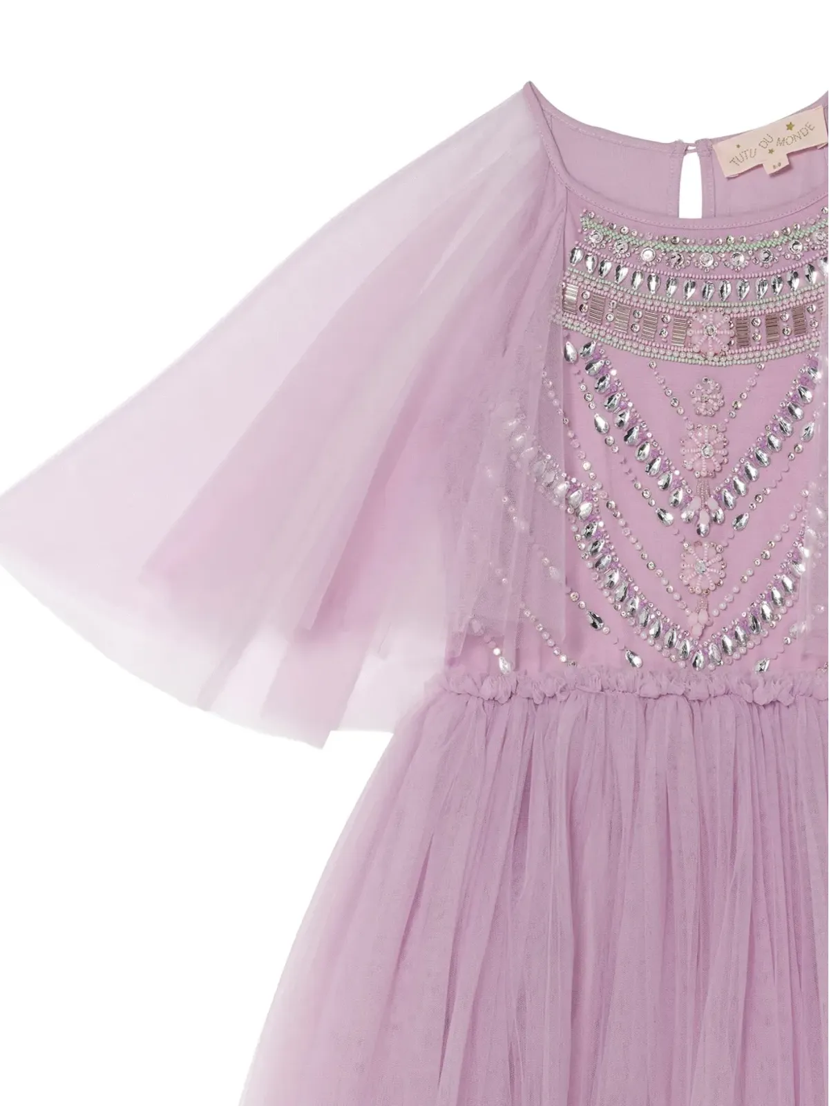 Tutu Du Monde Lina embellished flutter dress - Purple - 画像3