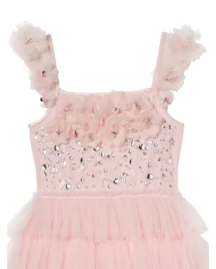 Tutu Du Monde Amira floral-embellished tiered dress - Pink - サムネイル3