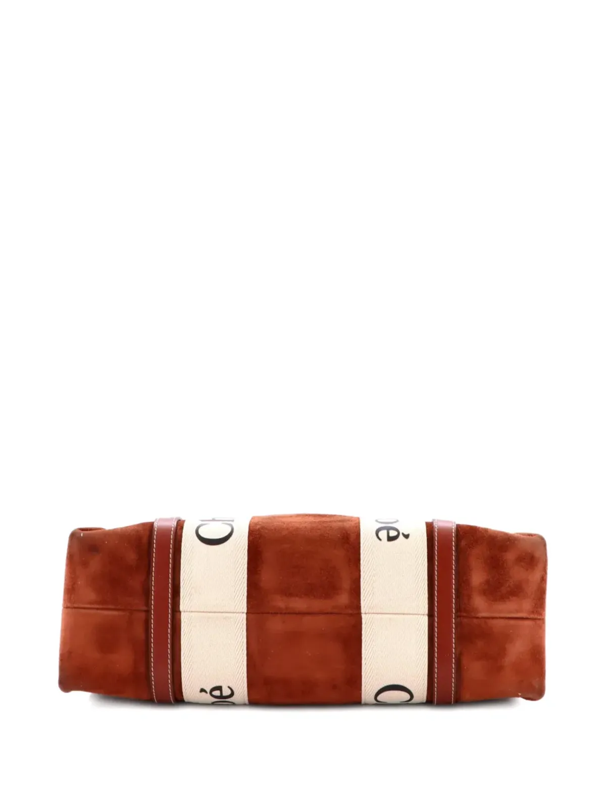 Chloé Pre-Owned ウッディ スエード×キャンバス トートバッグ - ブラウン - 画像4