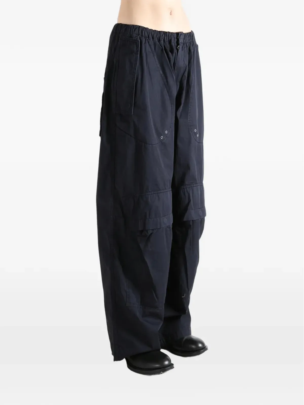 Alexander Wang エラスティックポケットパンツ - ブラック - 画像3