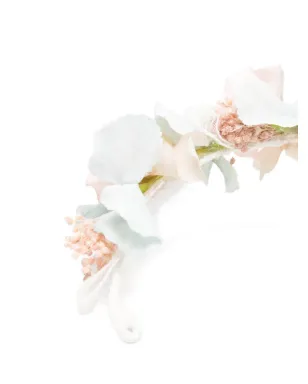 AMAYA floral lace hair accessory - Blue - サムネイル3