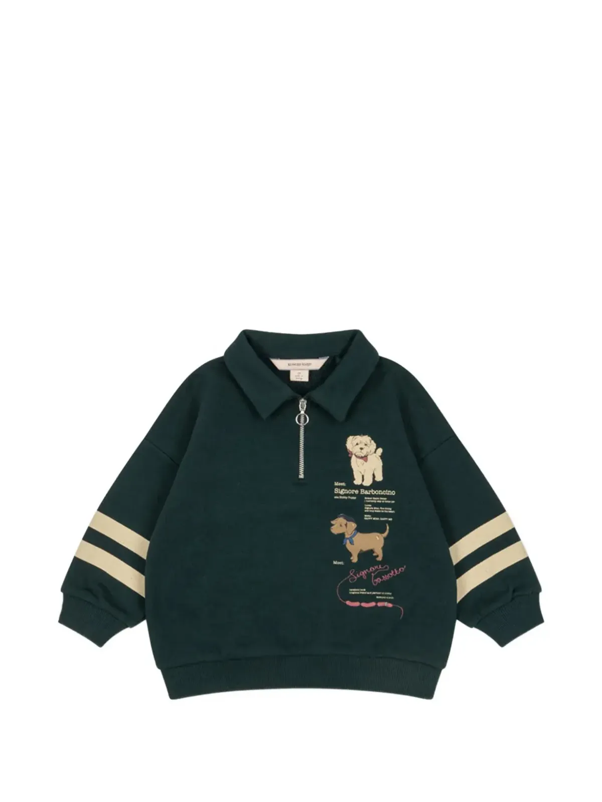 Konges Sløjd 子犬プリント ポロセーター - 画像1