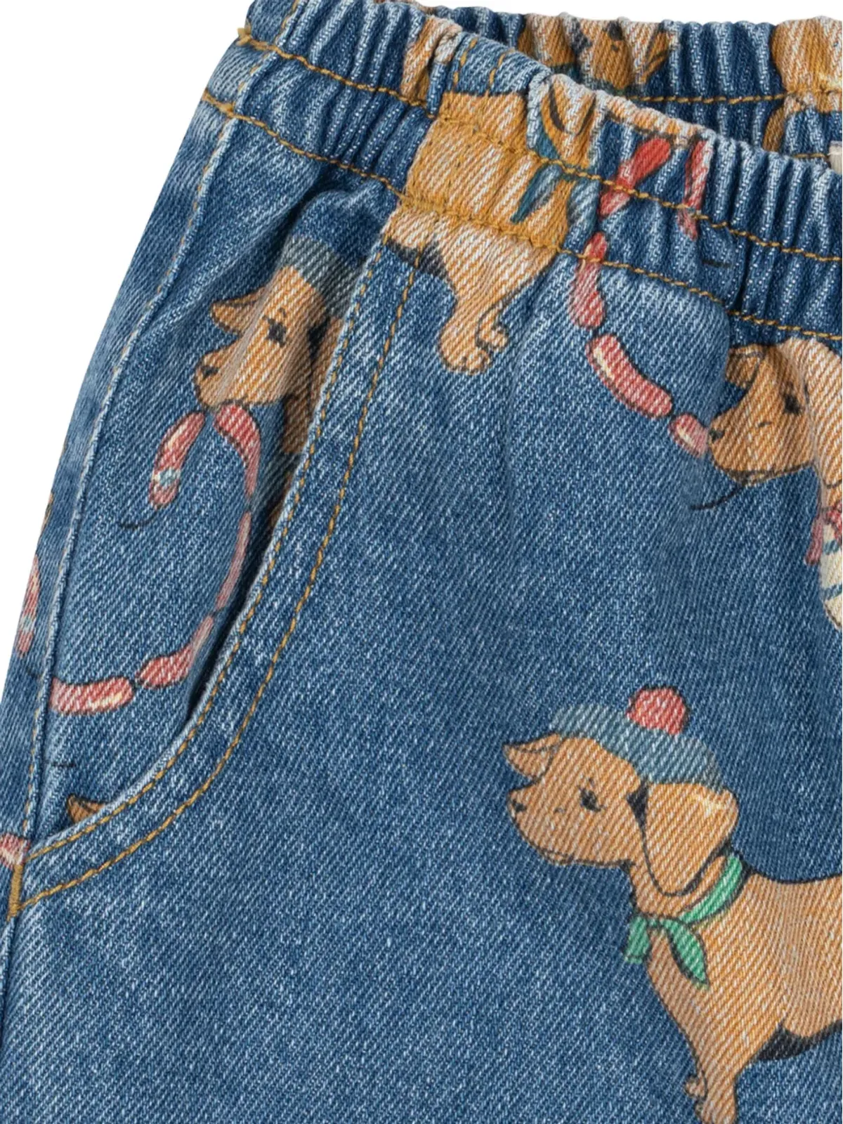 Konges Sløjd Magot ウエストゴム入りプリントパンツ - 画像4