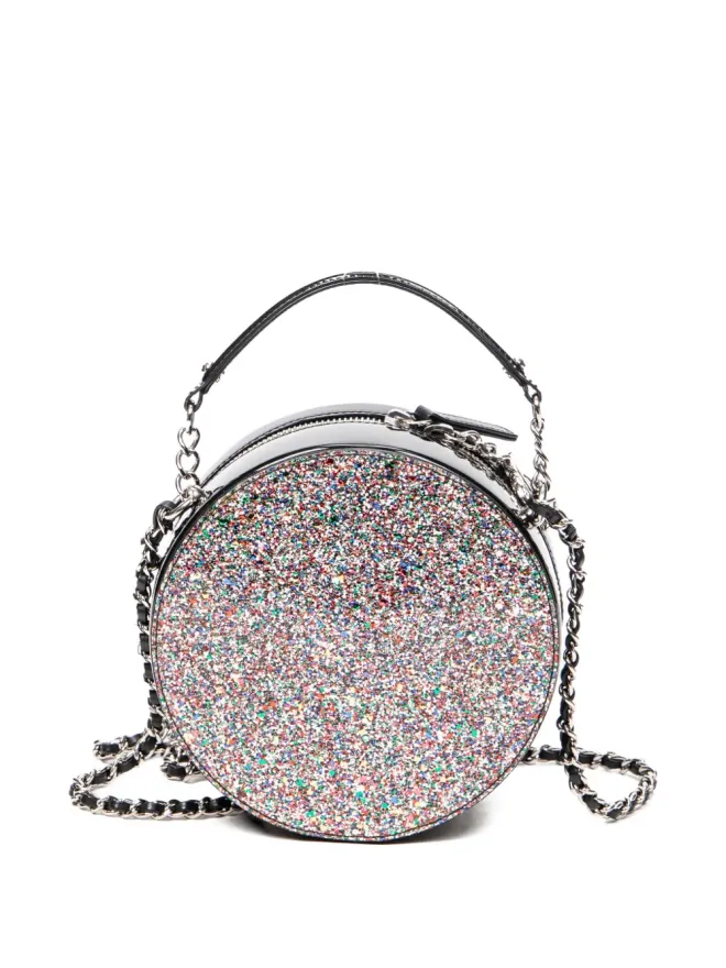 CHANEL Pre-Owned CHANEL Pre-Owned CC Round グリッター トートバッグの商品画像