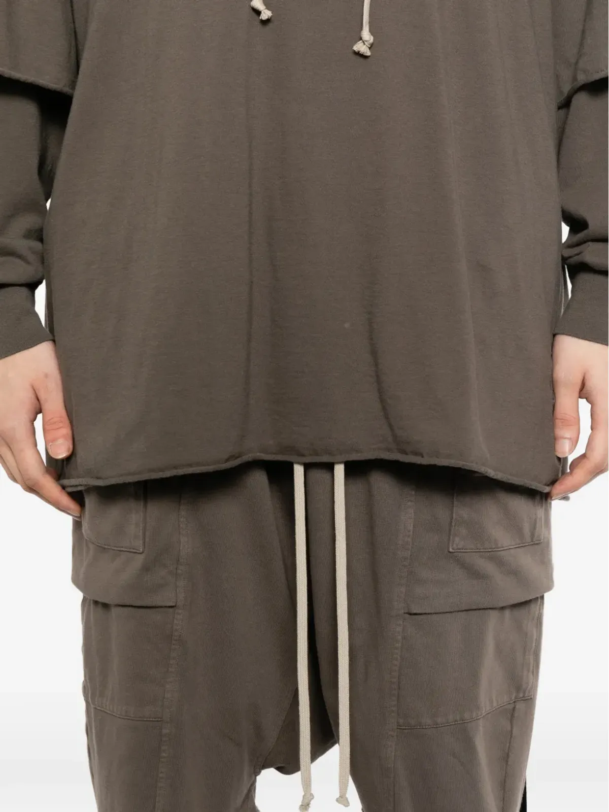 Rick Owens DRKSHDW クレアッチ カーゴショーツ - 画像5
