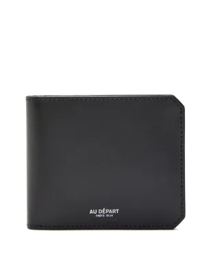 Au Départ ロゴディテール レザー ウォレット - ブラック - サムネイル1
