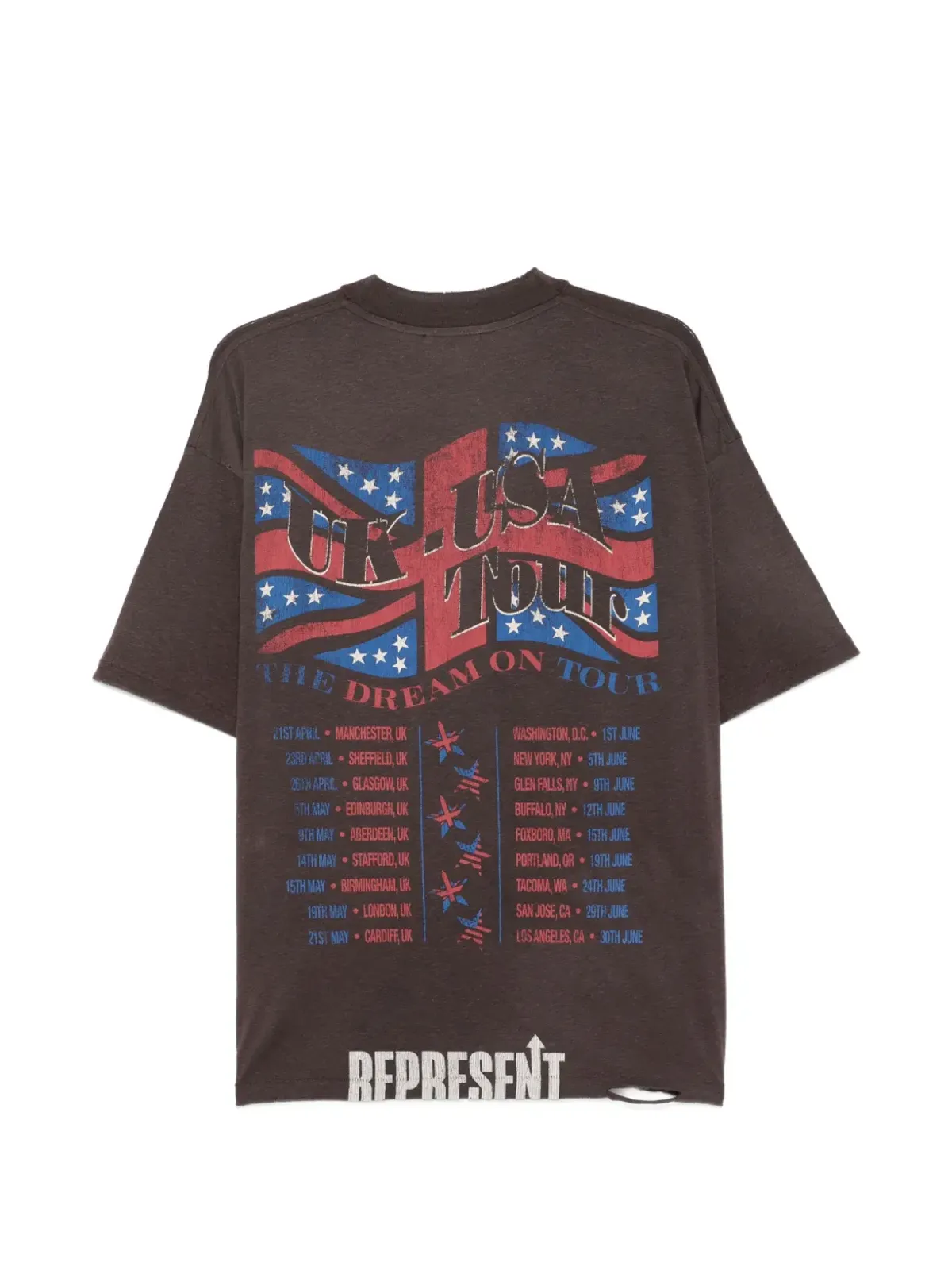 Represent Dream On Tour 犬グラフィック Tシャツ - 画像2