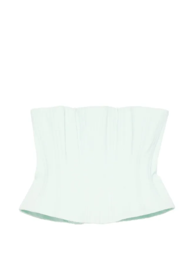 Costarellos Costarellos プリーツコルセットトップの商品画像