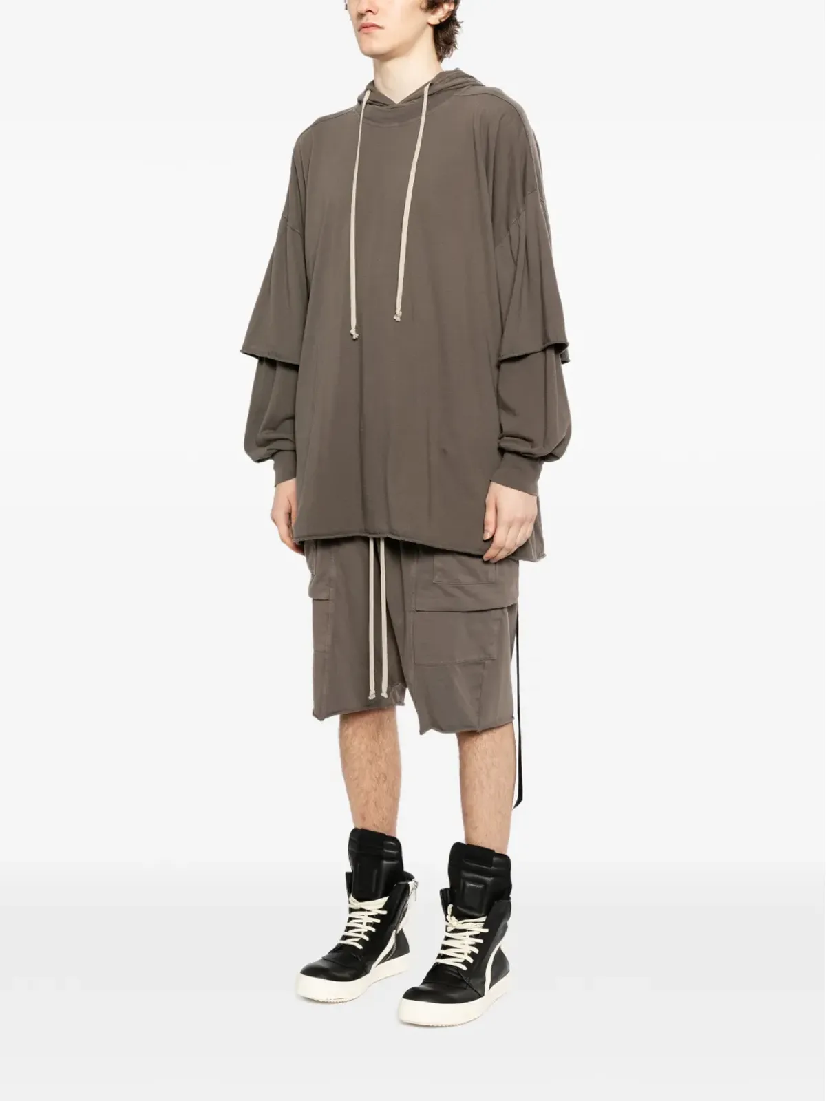 Rick Owens DRKSHDW Tommy Hustler フーディー - 画像3