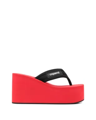 Coperni プラットフォーム・フリップフロップ - Red - サムネイル1