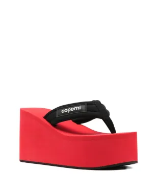 Coperni プラットフォーム・フリップフロップ - Red - サムネイル2