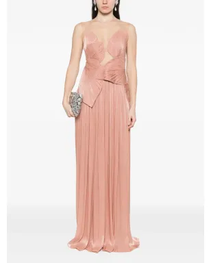 Costarellos Serenne pleated maxi dress - Pink - サムネイル2