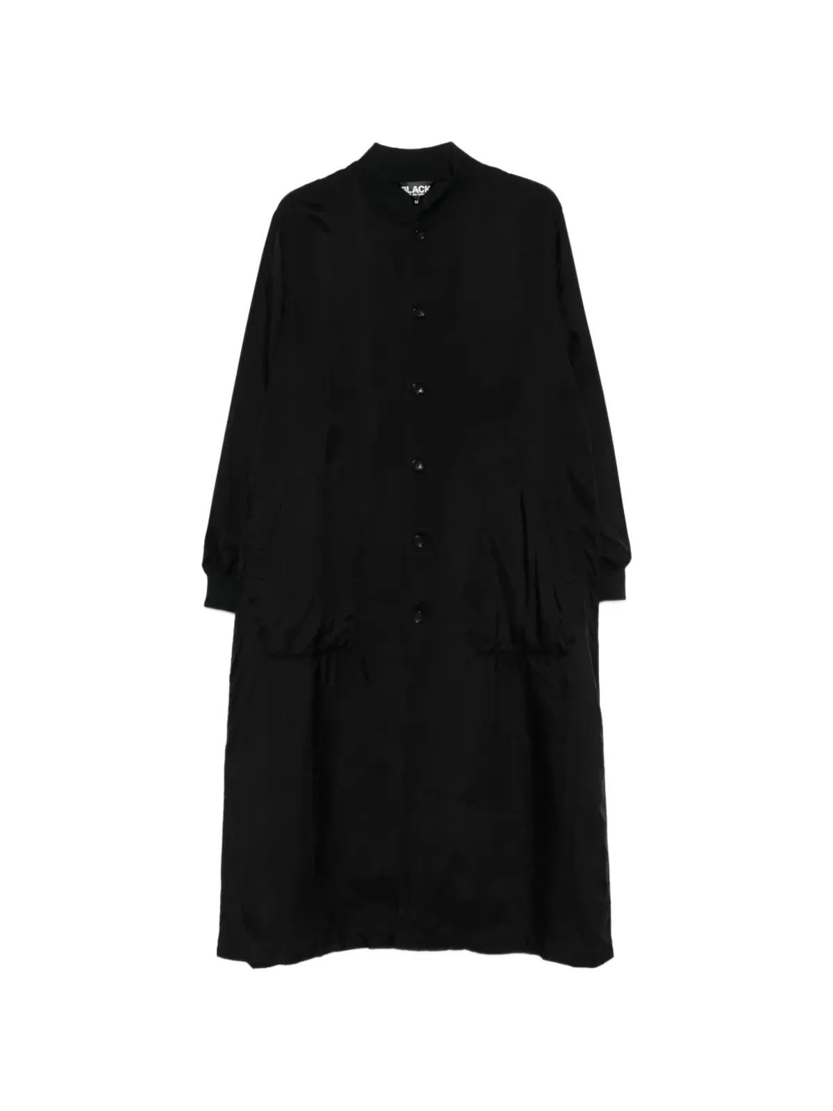 Comme Des Garçons Black シングルブレストボタン留めコート - 画像1